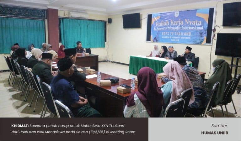 REKTOR UNIIB LEPAS KEBERANGKATAN MAHASISWA KKN KE THAILAND
