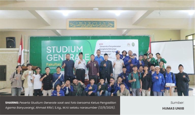 Bekali Mahasiswa untuk PPL II, Fakultas Syariah Hadirkan Ketua Pengadilan Agama Banyuwangi