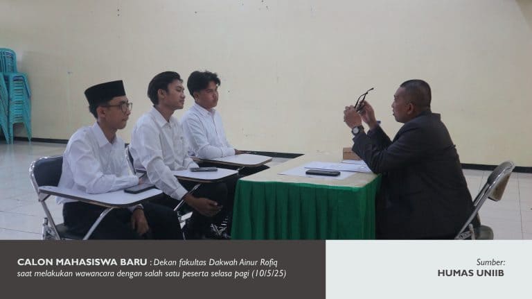 UNIIB GELAR WAWANCARA PMB GELOMBANG 2