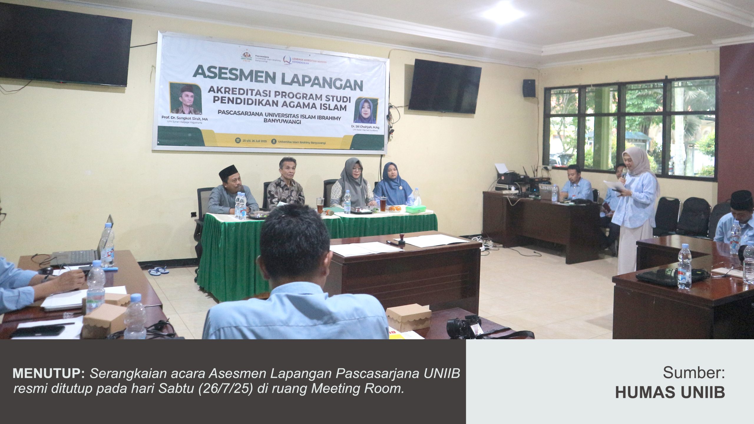 ASESMEN LAPANGAN PASCASARJANA UNIIB RESMI DITUTUP