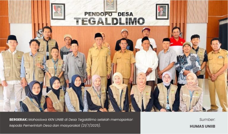 Mulai Bergerak, Kelompok 6 KKN UNIIB Paparkan Program Kerja di Desa Tegaldlimo
