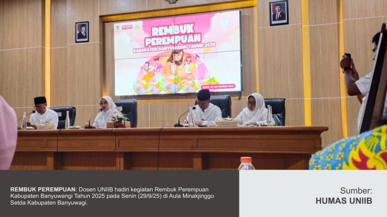 DOSEN UNIIB HADIRI REMBUG PEREMPUAN KABUPATEN BANYUWANGI 2025
