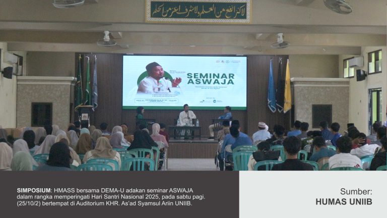 SANTRI SIDOGIRI BERSAMA DEMA-U GELAR SEMINAR ASWAJA