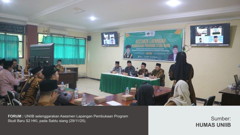 PROGRAM STUDI PASCASARJANA HKI UNIIB JALANI ASESMEN LAPANGAN