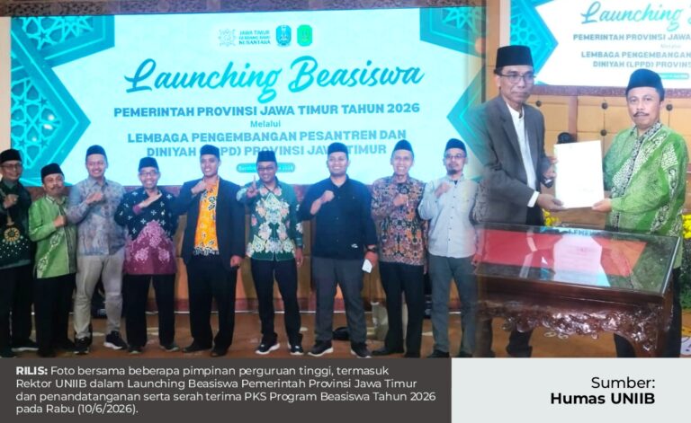 UNIIB BUKA BEASISWA S2 KERJASAMA LPPD PEMPROV JATIM TAHUN 2026