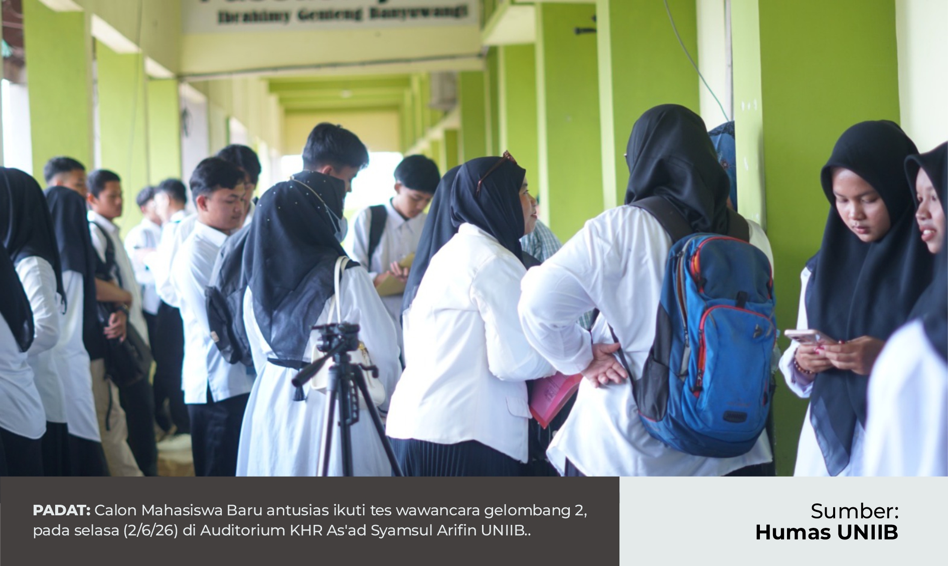 JALANI TES, RATUSAN CAMABA PADATI AULA UNIIB