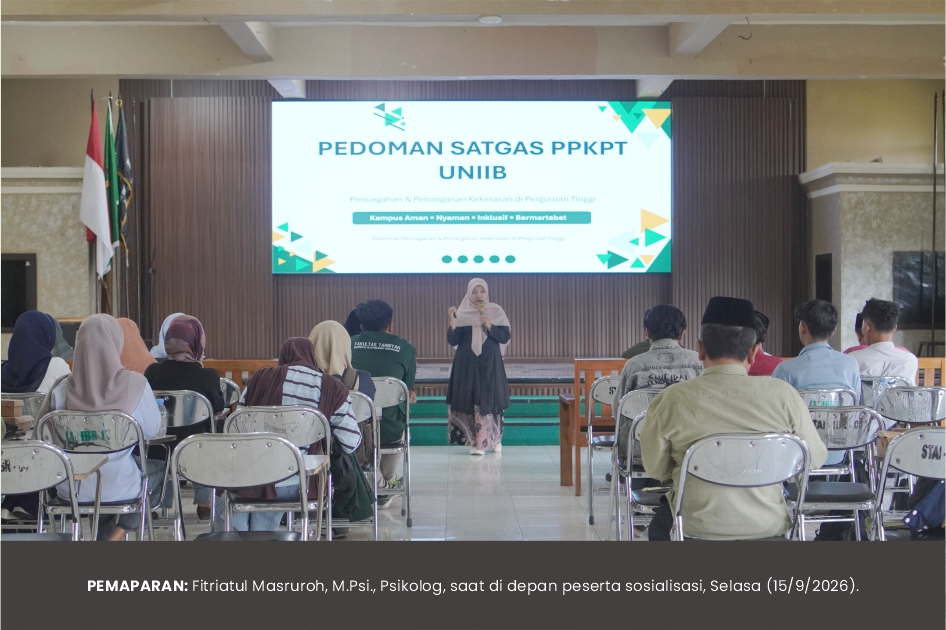 Sosialisasikan Buku Pedoman, Satgas PPKPT UNIIB Perkuat Komitmen Cegah Kekerasan di Kampus
