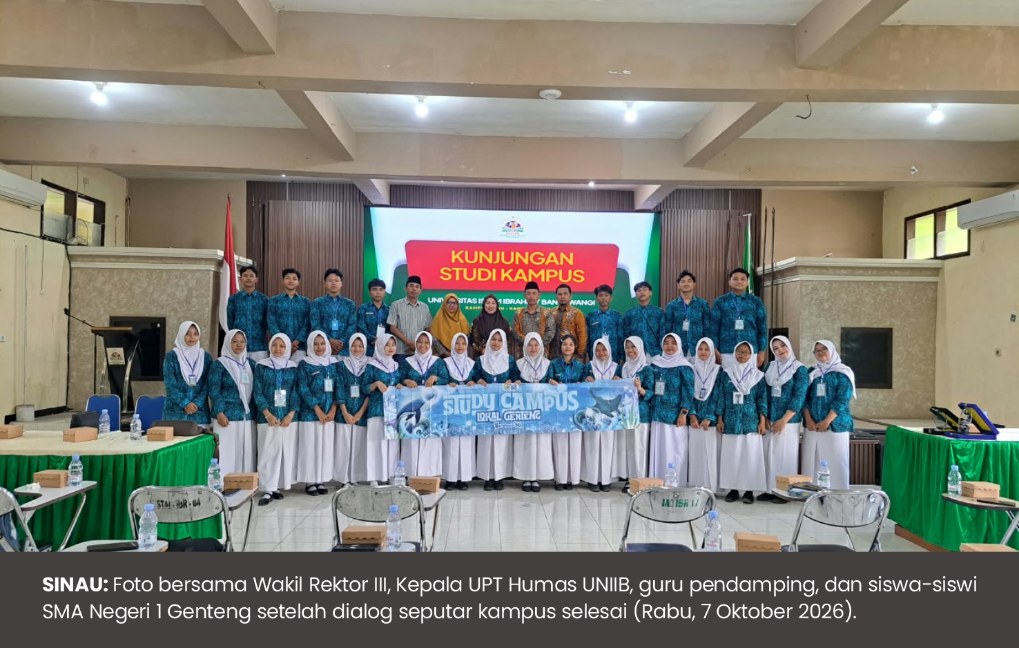 UNIIB BUKA PINTU UNTUK SMAN 1 GENTENG, AJAK SISWA KENALI DUNIA KAMPUS